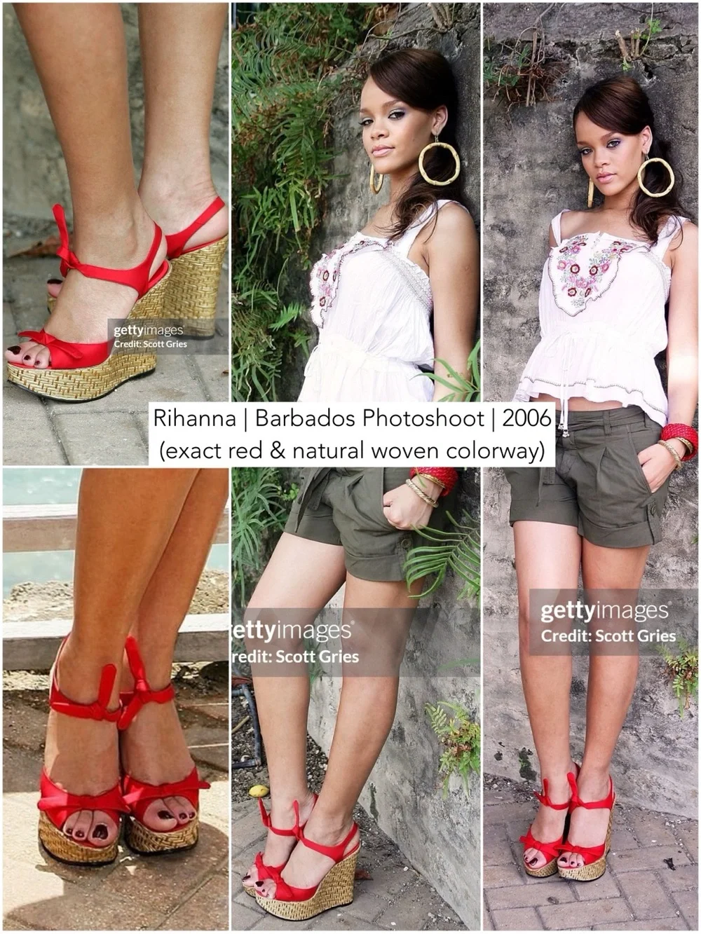 Dolce & Gabbana Red Woven Wicker Basket Espadrille Platform Wedge Sandals 5 35